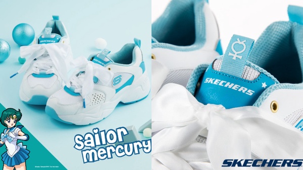 史上最夢幻美戰老爹鞋！Skechers聯名美少女戰士，月光仙子帽T、休閒鞋鞋絕美必收～