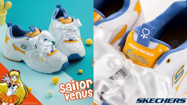 史上最夢幻美戰老爹鞋！Skechers聯名美少女戰士，月光仙子帽T、休閒鞋鞋絕美必收～