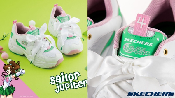 史上最夢幻美戰老爹鞋！Skechers聯名美少女戰士，月光仙子帽T、休閒鞋鞋絕美必收～