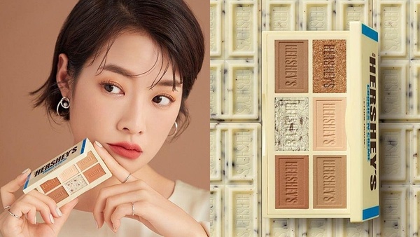 ETUDE HOUSE跟HERSHEY'S好時聯名！超可愛巧克力眼影、刷具必搶，情人節送這顆絕不出錯