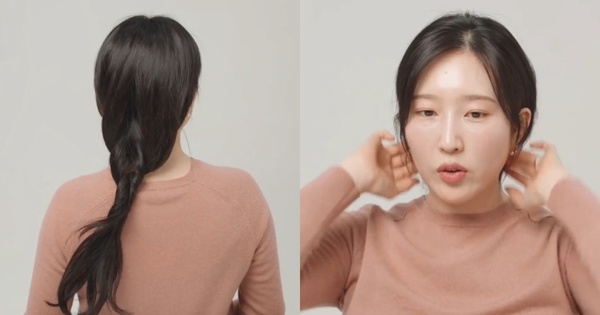 韓國髮型師示範圍巾「髮型範本」！適合圍巾的韓系馬尾、包包頭綁法，不鬆散、修飾臉型