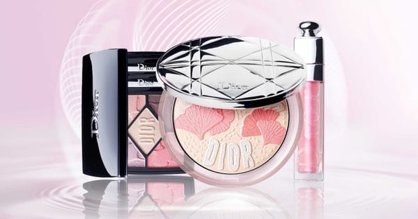 DIOR 銀杏眼影盤美爆！DIOR全新春季限量彩妝，珊瑚銀杏打亮盤、銀河唇蜜是戀愛微醺色
