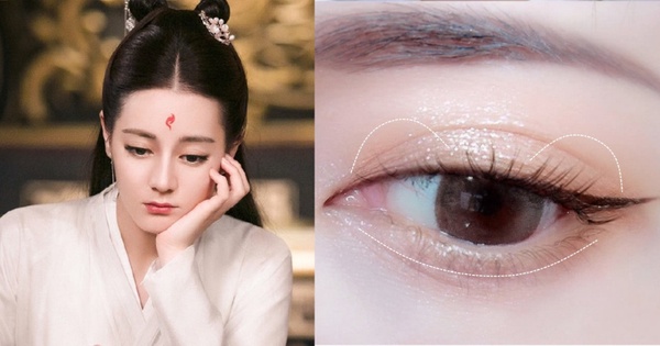 《枕上書》迪麗熱巴「微醺眼妝」教學！3步眼睛放大兩倍、不腫泡，眼神魅惑又溫柔～