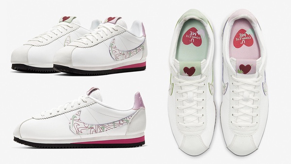 Nike情人節「愛心鞋」特搜！可愛穿心logo、一腳粉紅一腳薄荷綠，不對稱設計超有型！