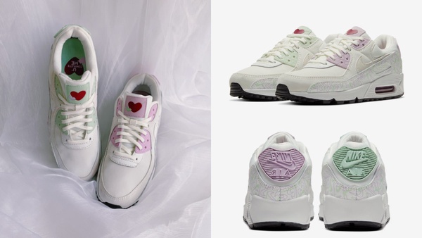 Nike情人節「愛心鞋」特搜！可愛穿心logo、一腳粉紅一腳薄荷綠，不對稱設計超有型！