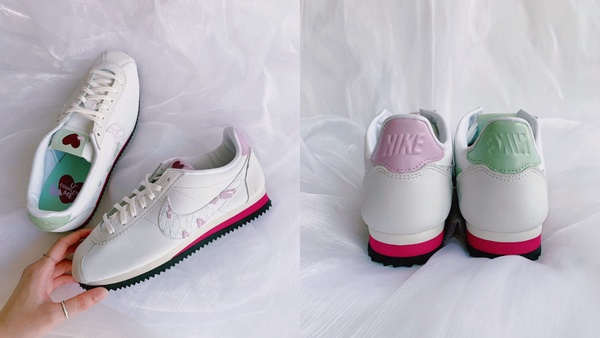 Nike情人節「愛心鞋」特搜！可愛穿心logo、一腳粉紅一腳薄荷綠，不對稱設計超有型！