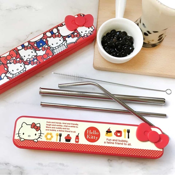 HELLO KITTY環保系列周邊第二彈！保冷袋、吸管套組、摺疊購物袋 ，四款圖樣都在7-11