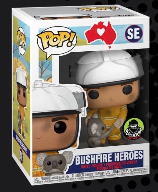 致敬澳洲大火的救難英雄！FUNKO推出限量「澳洲消防員」公仔，收益將投入無尾熊救援！