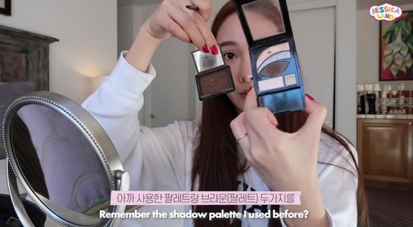 Jessica親授日常妝畫法！畫眉技巧連Krystal都想學，愛用品更都是開架！