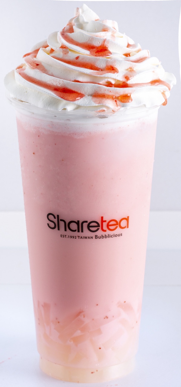 又香又濃的草莓厚鮮奶超推！Sharetea推三款草莓新飲品，酸甜滋味即日起開喝！