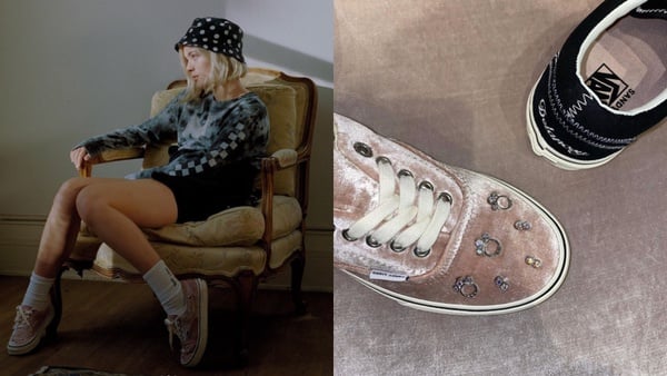 VANS x Sandy Liang「毛絨豹紋」系列！可鹽可甜的蜜桃絨布，還有雪白懶人鞋這天開賣