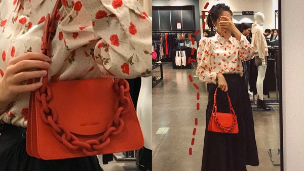 小CK必敗It Bag +1!霧面奶茶色「粗鏈條包」,還有最時髦的「手掌迷你款」~
