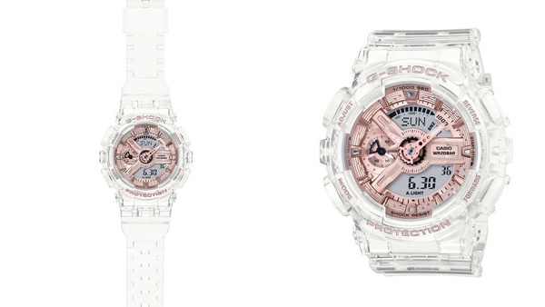 是仙女姊姊的手錶！G-SHOCK 推出全新「晶透系列」女錶，玫瑰金錶面+透明錶帶太夢幻！