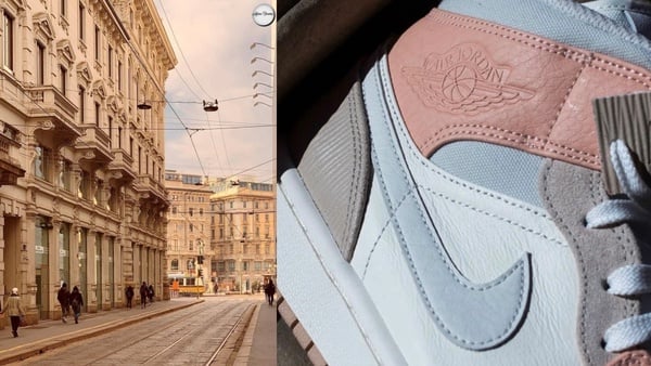 NIKE AIR JORDAN新色「米蘭印象」！教堂、修道院、石柱建材為發想，夕陽粉彩太浪漫！
