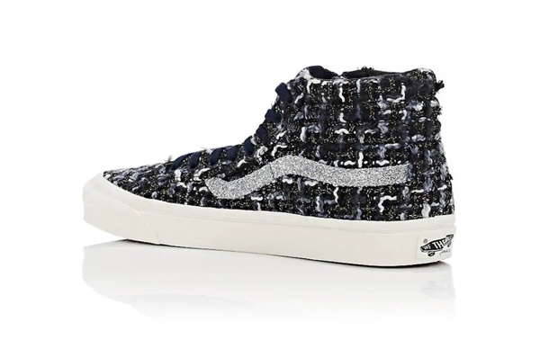 VANS x Barneys 粗毛呢「小香風」鞋款上市，高質感毛呢元素，優雅小姐姐必備！