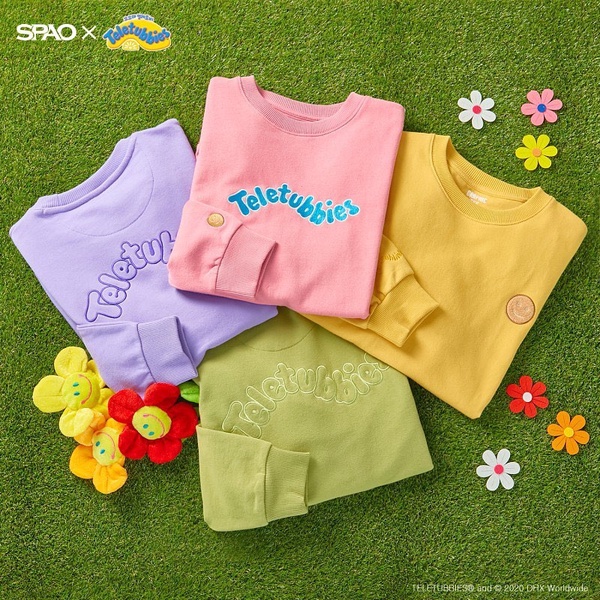 SPAO X 天線寶寶超狂聯名！穿上超經典「天線帽T」，化身天線寶寶回憶童年～