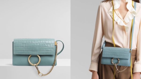 CHLOE 2020大勢色「Purist Blue純粹藍」包款TOP5，經典圓環＆鎖鏈，再過10年也時尚！