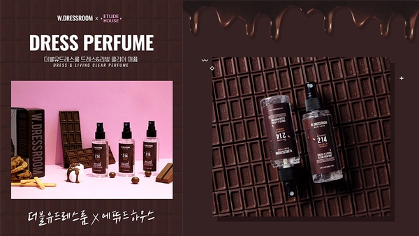 巧克力香味+抗菌功效～ETUDE HOUSE X W.DRESSROOM聯名推出「巧克力香氛噴霧」！