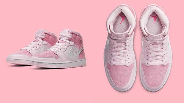 NIKE Air Jordan 1 Mid Digital Pink