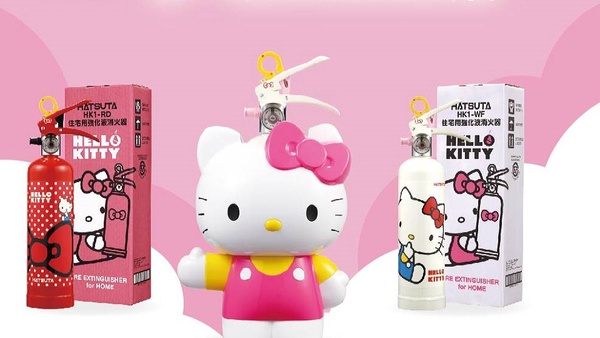 史上最萌滅火器!7-ELEVEN母親節預購「Hello Kitty滅火器」輕巧可愛又時尚~