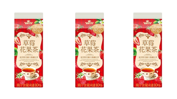 初鹿牧場「草莓濃奶茶」！季節限定限量販售，香甜不膩口的奶香，超商草莓季再一波！