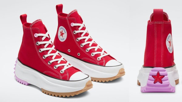 韓國Converse鋸齒厚底鞋新色登場!Run Star Hike夢幻紅、湖水藍,今春必收就是這雙~