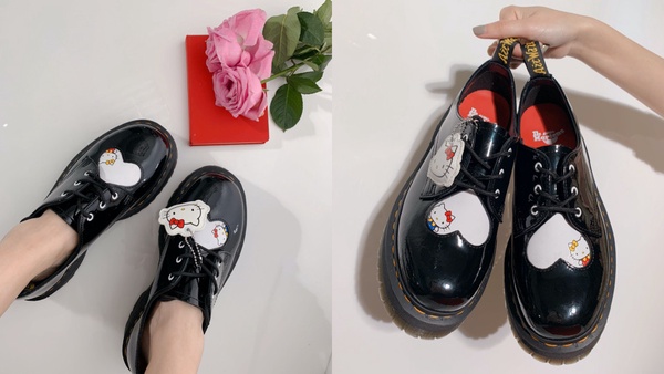 Dr. Martens 和「Hello Kitty」聯名了！超萌kitty厚底馬汀，爆炸可愛只能買了～
