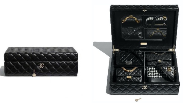 2020 「Chanel 迷你包禮物盒」，一次滿足四個包的願望！高奢禮物盒也能當作化妝箱！