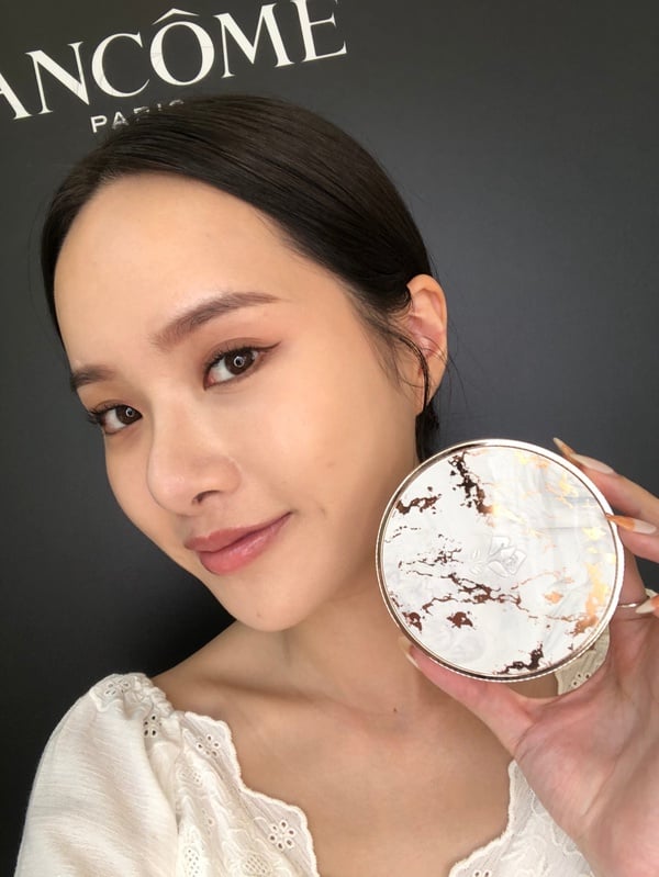 蘭蔻人間最美「大理石拉花氣墊」登場！玫瑰金大理石雕紋美爆，連粉底都是大理石花紋！