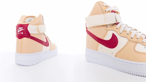 NIKE AIR FORCE 1新色！超甜「奶油杏仁」、「蜜桃奶霜」配色，少女們荷包又要失手啦！