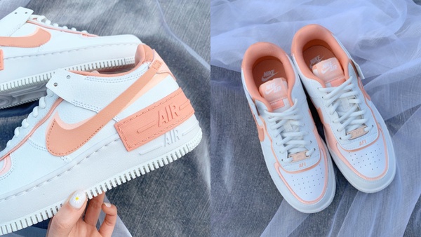 NIKE AIR FORCE 1新色「奶油杏仁草莓」，右滑看圖輯~