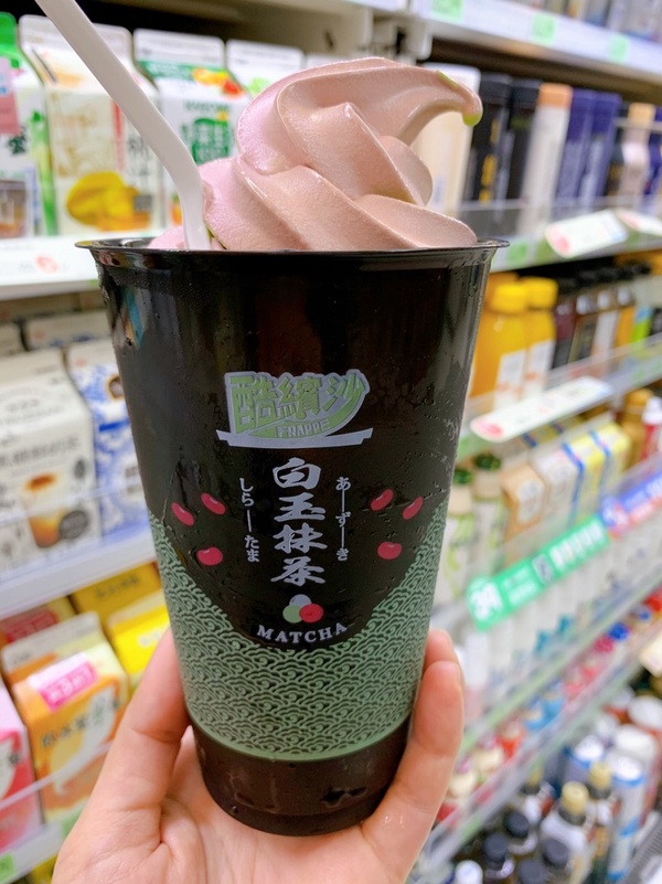 全家推白玉抹茶紅豆酷繽沙60元