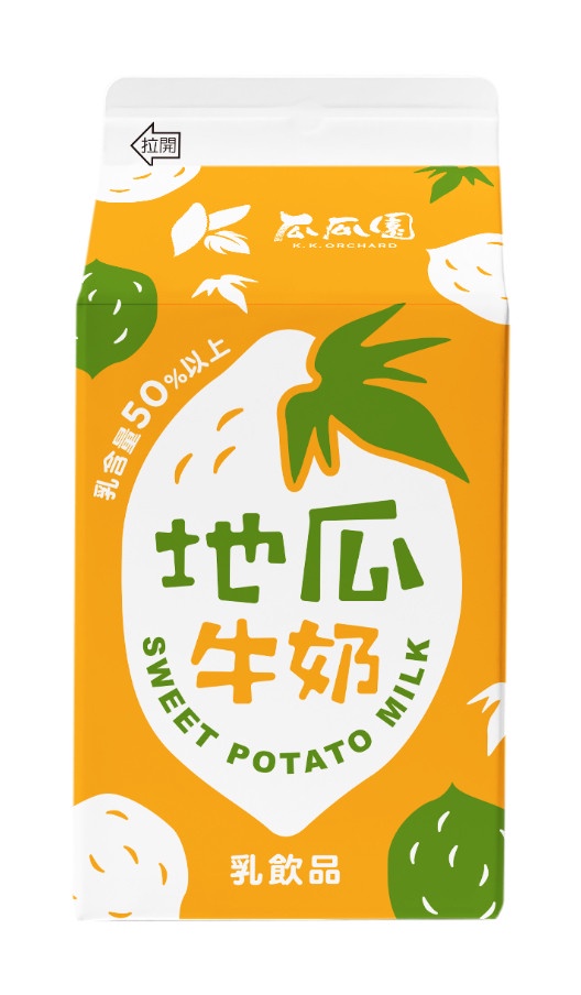 呼叫地瓜控！全家推「瓜瓜園地瓜牛奶」，加碼還有地瓜口味乖乖！香濃地瓜味真心大推！