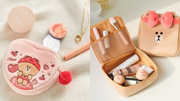 LINE FRIENDS「CHOCO美妝系列」上市！超萌熊美化身主角，美妝蛋一顆台幣200有找！