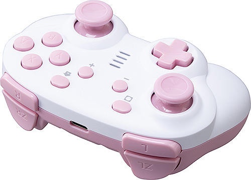 SWITCH 「迷你版無線搖桿」上市，小朋友也能一起玩，粉白配色就像貓肉球！
