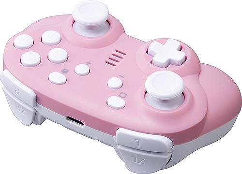 SWITCH 「迷你版無線搖桿」上市，小朋友也能一起玩，粉白配色就像貓肉球！