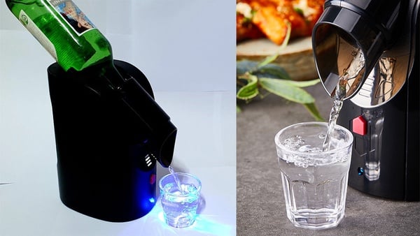 韓國SNS爆紅「自動斟酒機」，可調節酒量+超酷炫LED燈，酒鬼家中必備！
