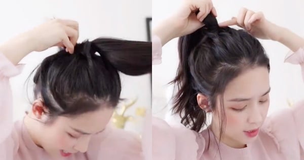 稀疏髮、細軟髮必學「蓬鬆韓系馬尾」綁法！多一步不拉扯掉髮、自然增髮量，顯嫩又瘦臉