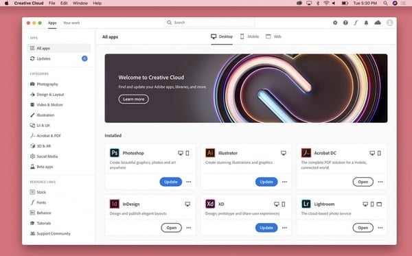 學生救星！Adobe免費開放Photoshop、InDesign等10種軟體，讓你輕鬆在家學習沒煩惱～