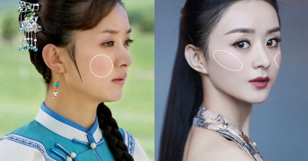 趙麗穎出道圓肉臉+短下巴只能演丫鬟！關鍵「眉眼」一改秒變女主相！圓臉必知妝容tips