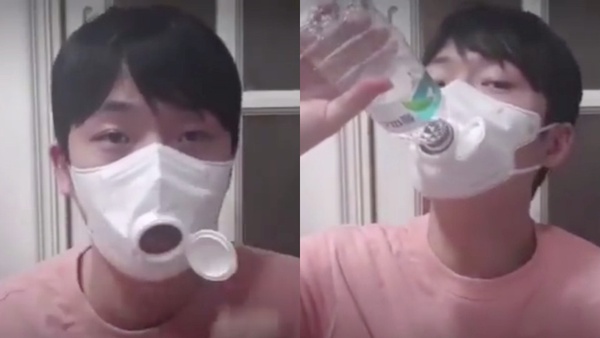 不用拿下就能喝水！超神口罩發明專利擁有人，居然是東方神起的允浩歐巴！