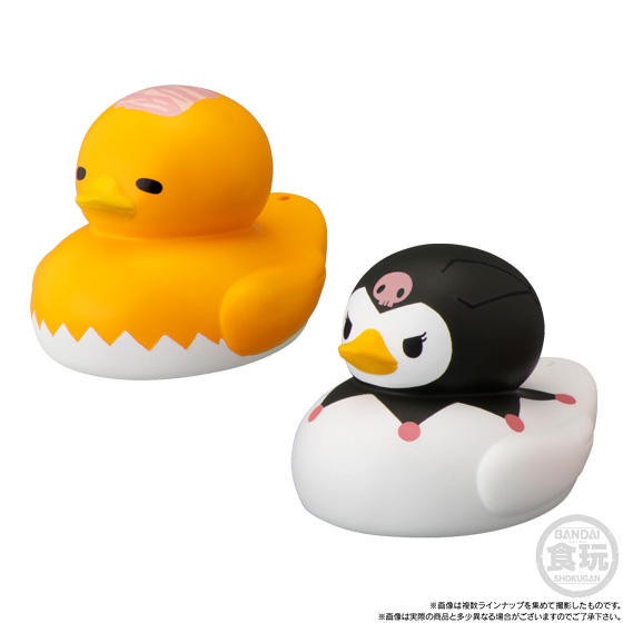 日本萬代「三麗鷗洗澡小鴨」可愛登場！Hello Kitty、大耳狗通通化身超萌小鴨陪你泡澡