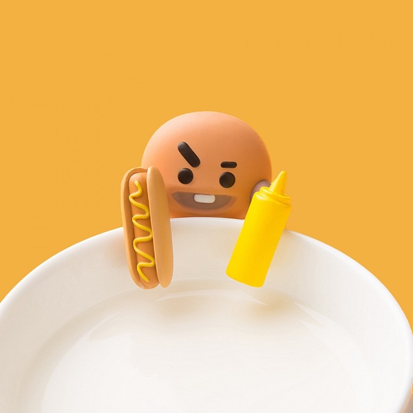 超萌「BT21杯緣子」登場，小小BT21陪你度過每個喝茶時光～加碼趴睡娃娃超可愛上市！