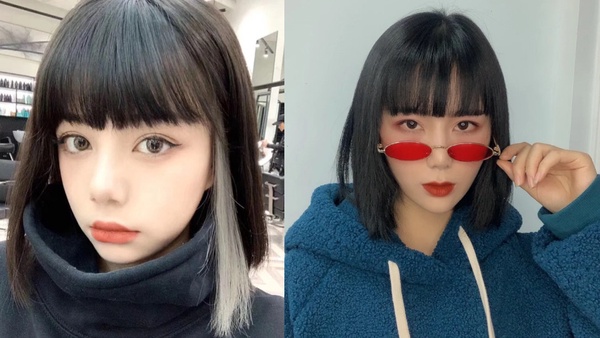 LISA同款「漫畫瀏海」正夯！2020漫畫瀏海髮型推薦範本，搭配鎖骨髮、蛋捲髮都超適合！