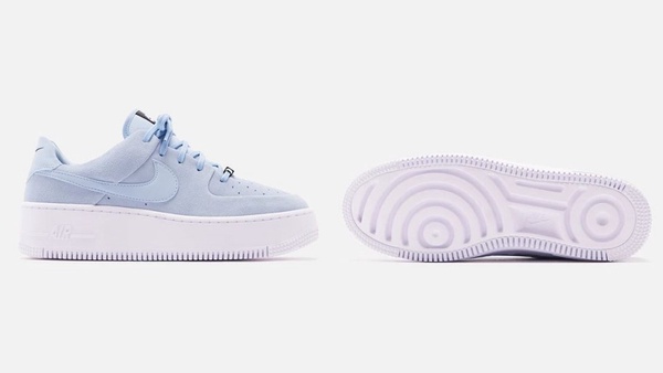 夢幻天空藍！NIKE AIR FORCE 1再推馬卡龍新色「夢幻天空藍」，心機鞋墊超顯腿長！
