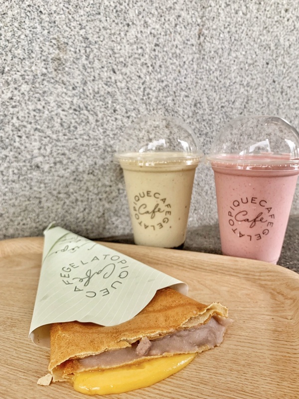 日本人氣gelato pique café「金沙芋泥可麗餅」期間限定登場!加碼芋頭牛奶霜淇淋必吃