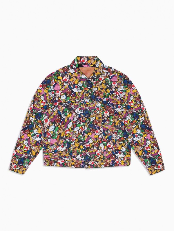 LEVI’S X Super Mario推出聯名系列服飾，簡約丹寧搭配瑪利歐造型，經典又可愛！