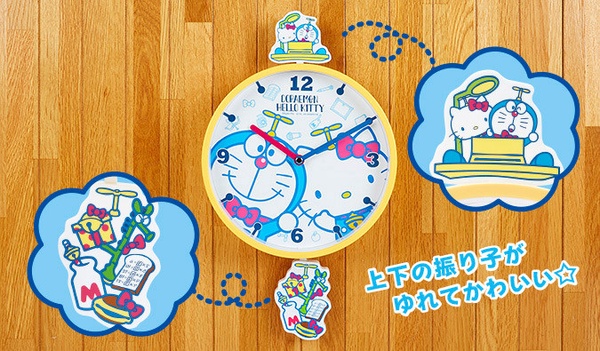哆啦A夢 x Hello Kitty抽抽樂可愛登場，超萌擺鐘、銅鑼燒面紙套，讓人好想通通收藏！
