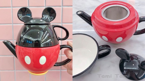 疊疊風正夯！韓妞話題新品「史努比三層疊疊樂茶壺」同場加映「米奇茶壺」也萌度破表～
