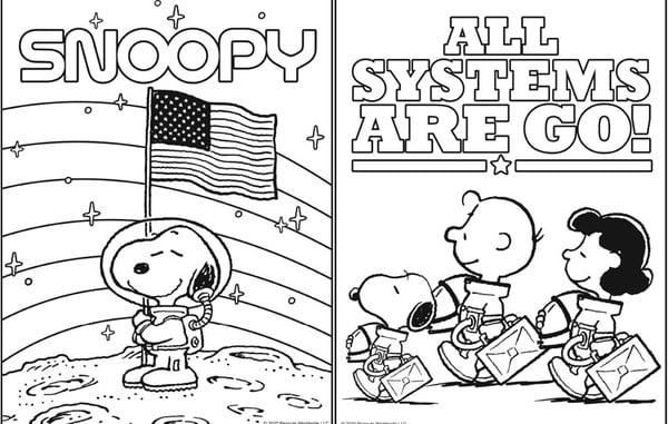史努比畫法大公開！簡單7步驟就能畫出可愛Snoopy，還有多款著色圖等你來挑戰～